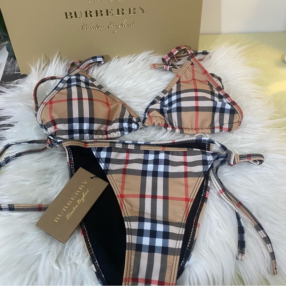 Burberry Other - Burberry Plaid Bikini Set❤️❤️❤️❤️